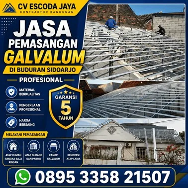 Tukang Galvalum Profesional Buduran Sidoarjo